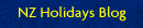 NZ Holidays Blog